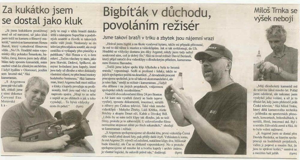 Fotografie 1 k článku Populární hudebníky kontrolovala policie