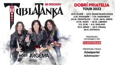 Plakát na koncert Hodonín 6. 10. 2023