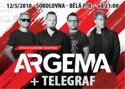 Plakát na koncert Bělá pod Bezdězem 12. 5. 2018
