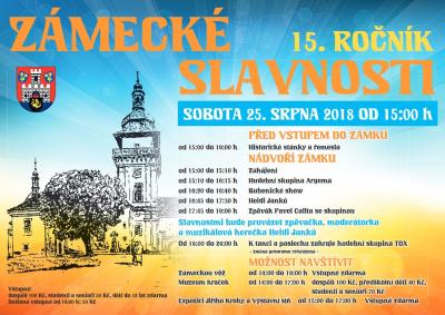 Plakát na koncert Benátky nad Jizerou 25. 8. 2018