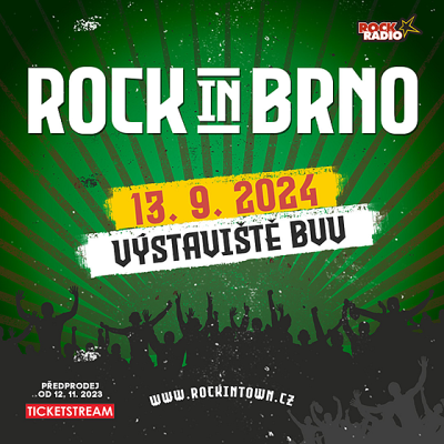 Plakát na koncert Brno 13. 9. 2024
