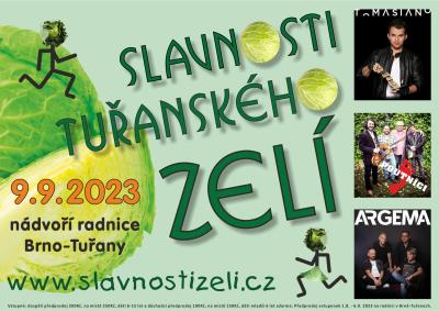 Plakát na koncert Brno - Tuřany 9. 9. 2023