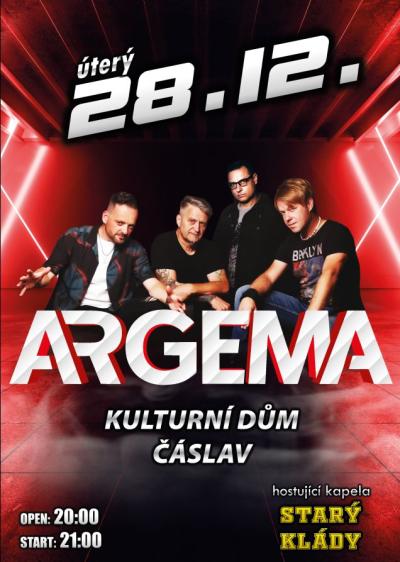 Plakát na koncert Čáslav 28. 12. 2021