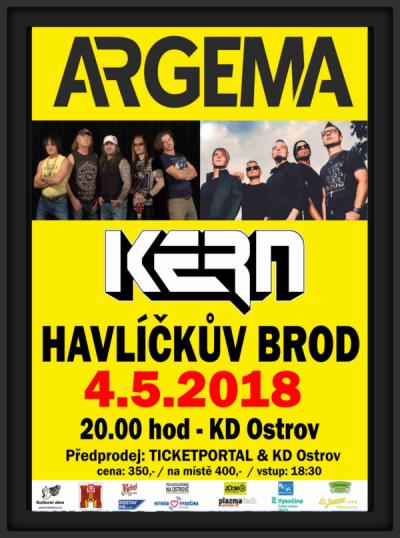 Plakát na koncert Havlíčkův Brod 4. 5. 2018