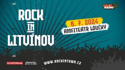 Plakát na koncert Litvínov 6. 7. 2024
