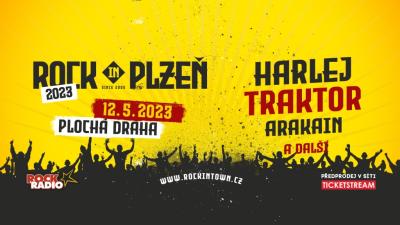 Plakát na koncert Plzeň 12. 5. 2023