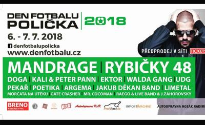 Plakát na koncert Polička 7. 7. 2018