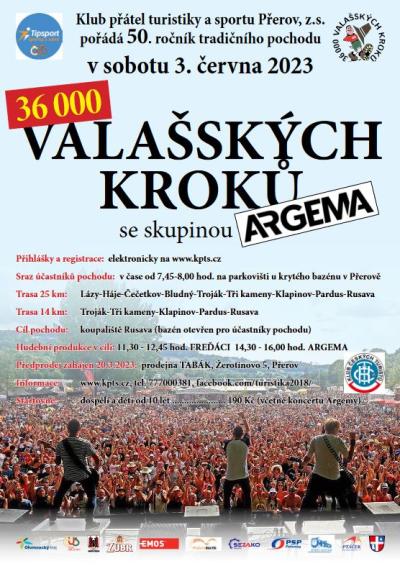 Plakát na koncert Rusava 3. 6. 2023