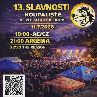 Plakát na koncert Bludov 11. 7. 2026