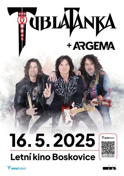 Plakát na koncert Boskovice 16. 5. 2025