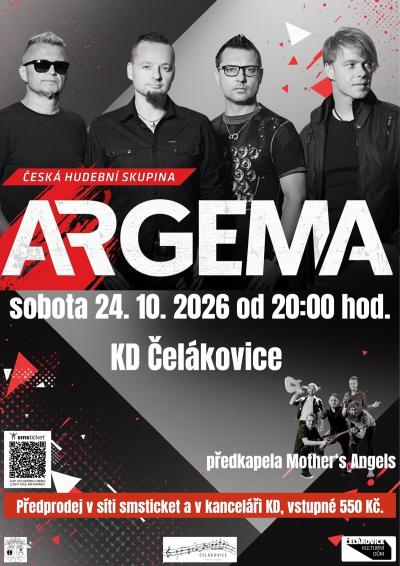 Plakát na koncert Čelákovice 24. 10. 2026