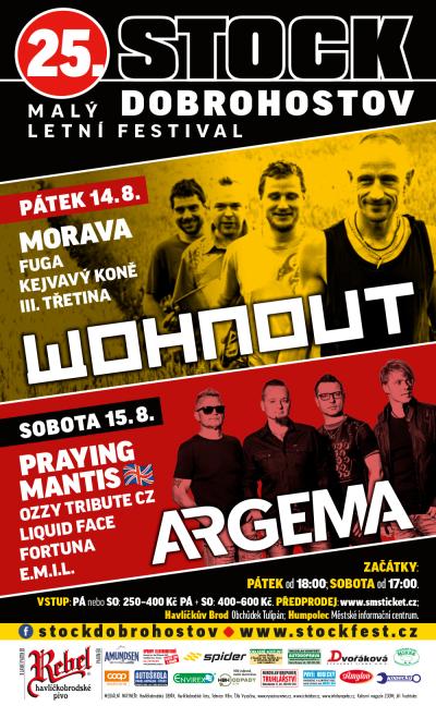Plakát na koncert Dobrohostov 15. 8. 2020