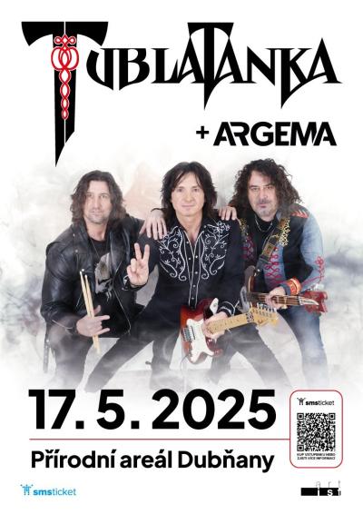 Plakát na koncert Dubňany 17. 5. 2025