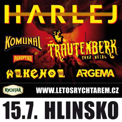Plakát na koncert Hlinsko 15. 7. 2023