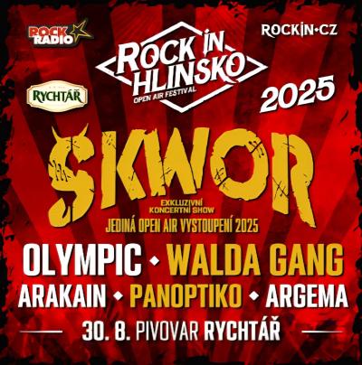 Plakát na koncert Hlinsko 30. 8. 2025