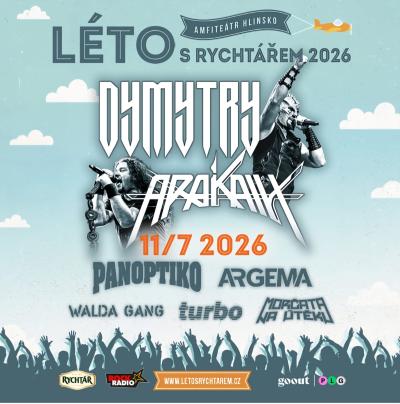 Plakát na koncert Hlinsko 11. 7. 2026