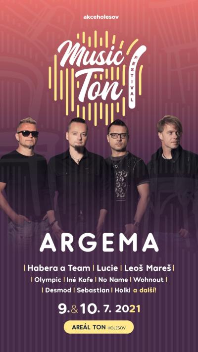 Plakát na koncert Holešov 9. 7. 2021
