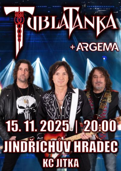 Plakát na koncert Jindřichův Hradec 15. 11. 2025