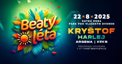Plakát na koncert Kutná Hora 22. 8. 2025