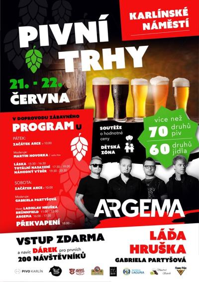 Plakát na koncert Praha 22. 6. 2019