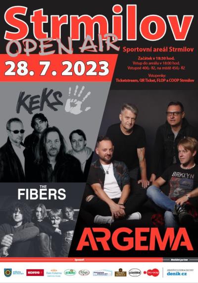 Plakát na koncert Strmilov 28. 7. 2023