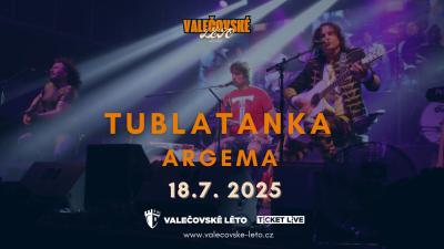 Plakát na koncert Valečov 18. 7. 2025