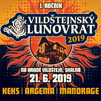 Plakát na koncert Vildštejn 21. 6. 2019