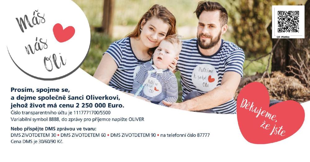 Fotografie 0 k novince ZAŽIJTE SPOLEČNÝ VÍKEND S ARGEMOU - Aukce pro Oliverka